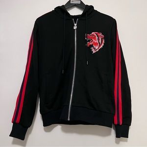 Stylish Men’s Wolf 🐺 Zip Up Hoodie